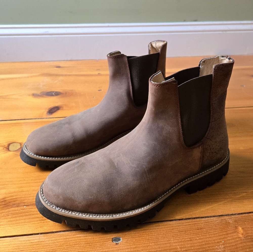 Line of Trade Brown/ Tan Men's Leather Chelsea Boot